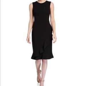 🌹CALVIN KLEIN🌹Ruffle High-Low Midi Dress🌹